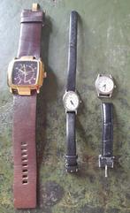 3 horloges - oud, Overige merken, Overige materialen, Verzenden, Polshorloge