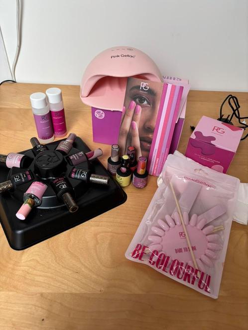 Pink Gellac premium starter kit met extra’s, 2 keer gebruikt, Sieraden, Tassen en Uiterlijk, Uiterlijk | Cosmetica en Make-up