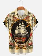 Boot overhemd (heren mannen schipper schip shirt hawaii), Nieuw, Verzenden