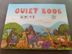 Quiet Book - speelboek met klittenband figuren,compleet zgan, Ophalen of Verzenden, Zo goed als nieuw, Puzzelen