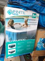 2 seizoenen gebruikt opblaasbare jacuzzi, Tuin en Terras, Bubbelbaden en Hottubs, Ophalen, Zo goed als nieuw, Grondzeil, Opblaasbaar