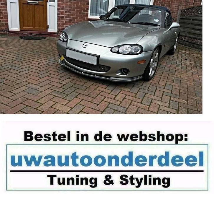 Maxton Design Spoiler Lip Splitter Voor Mazda MX5 NB Facelif, Auto diversen, Tuning en Styling, Verzenden