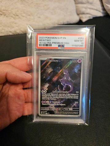 Pokémon PSA 10 Mewtwo 052 151 Ultra-premium collection beschikbaar voor biedingen