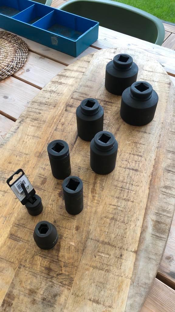 Krachtdoppen diverse maten, Auto diversen, Autogereedschap, Zo goed als nieuw, Ophalen of Verzenden