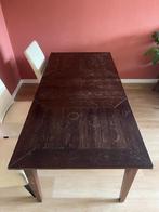 Eiken eettafel 210 x 100 x 77 cm, Huis en Inrichting, Tafels | Eettafels, Ophalen, Gebruikt, Eikenhout, 200 cm of meer
