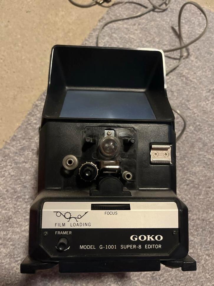 Goko G-1001 Super-8 Editor, Audio, Tv en Foto, Diaprojectors, Gebruikt, Ophalen of Verzenden