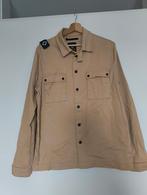 MA.STRUM overshirt blouse medium, Beige, Ma.strum, Gedragen, Halswijdte 39/40 (M)