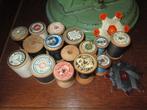 15 antieke houten garenklosjes garenklosje, Antiek en Kunst, Curiosa en Brocante, Ophalen of Verzenden