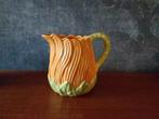 majolica zonnebloem schenkkan sapkan, Antiek en Kunst, Antiek | Keramiek en Aardewerk, Ophalen of Verzenden