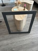 Sindvik vitrinedeur donkergeijs/helder glas 60x64, Ophalen, Minder dan 50 cm, Nieuw, Minder dan 100 cm