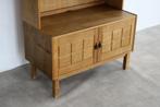 brutalist boekenkast | wandkast | eiken | jaren 60 | Deens, ., ., Eikenhout, 150 tot 200 cm