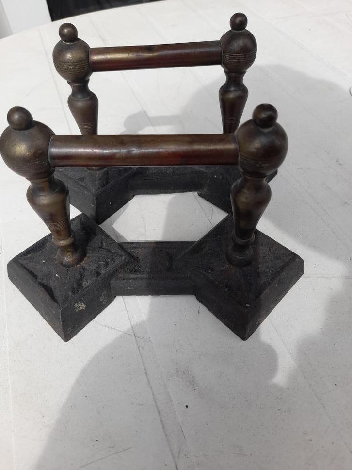 Antieke Messing Bronzen steunen, Antiek en Kunst, Antiek | Koper en Brons, Brons, Ophalen of Verzenden