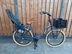 moederfiets met zitje en kratje 28 inch 57 cm 3 versnelling, Fietsen en Brommers, Fietsen | Dames | Moederfietsen, Zo goed als nieuw