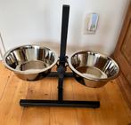 Hondenvoerbak op standaard, Dieren en Toebehoren, Hondenvoerbakken en Drinkbakken, Ophalen of Verzenden, Verstelbaar, Zo goed als nieuw