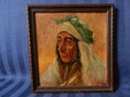 Olieverf op paneel Arabier Nood Afrikaan door Jan Theunis(B), Antiek en Kunst, Kunst | Schilderijen | Klassiek, Ophalen of Verzenden