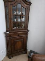 hoekkast, Huis en Inrichting, Kasten | Vitrinekasten, Ophalen, Gebruikt, Eikenhout, 50 tot 100 cm