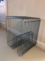 Metalen bijzettafel met boekenrek, Ophalen, Minder dan 50 cm, AYTM stijl, Zo goed als nieuw