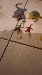 Amfibieën reptielen kikker gekko hagedis, Ophalen of Verzenden, Reptiel of Amfibie, Beeldje of Figuurtje