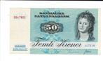 Denemarken 50 kroner 1972, Postzegels en Munten, Bankbiljetten | Europa | Niet-Eurobiljetten, Overige landen, Verzenden