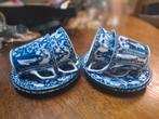 Vintage Kop en Schotels - Blauw Wit - Set van 4, Antiek en Kunst, Antiek | Servies los, Ophalen