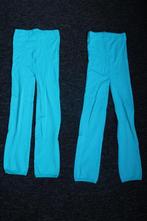 2x Dames Blauw 3/4 Panty LEGGINGS, Kleding | Dames, Leggings, Maillots en Panty's, Maat 36/38 (S), Blauw, Ophalen of Verzenden