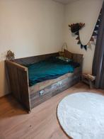 Stoere Steigerhouten Kinderkamer Inrichting, Ophalen, 85 tot 100 cm, Gebruikt, Lattenbodem