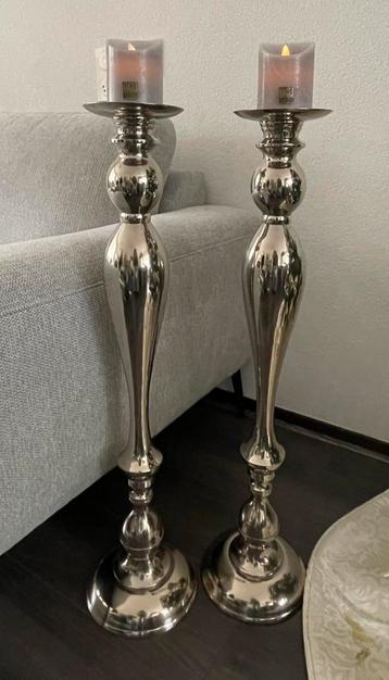 Chique Vloerkandelaars Aluminium 81,5cm beschikbaar voor biedingen