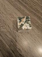 Mosagaat Kubus 3,5cm, Sieraden, Tassen en Uiterlijk, Edelstenen, Ophalen of Verzenden, Zo goed als nieuw
