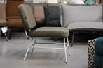 Nieuwe trendy fauteuils metaal kunstleer wit groen (30 x), Nieuw, Metaal, 50 tot 75 cm, Ophalen