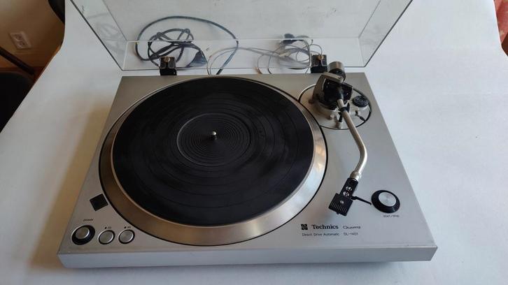 Vintage Technics SL-1401 Platenspeler, Audio, Tv en Foto, Platenspelers, Gebruikt, Platenspeler, Technics, Pitch-regelaar, Automatisch
