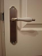 3   Deurkrukset Colorado langschild blind RVS look, Ophalen of Verzenden, Nieuw, Rvs, Klink of Kruk