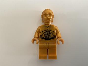LEGO Star Wars - minifiguur - sw0161a - C-3PO Pearl Gold beschikbaar voor biedingen