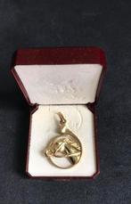 Paarden hoofd ketting hanger 14 karaats goud 585 gekeurd, Sieraden, Tassen en Uiterlijk, Kettinghangers, Ophalen, Zo goed als nieuw