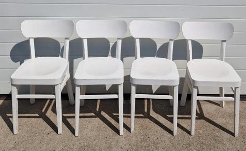 40 x Fameg cafestoelen wit houten cafe stoelen Thonet bistro, Huis en Inrichting, Stoelen, Zo goed als nieuw, Vijf, Zes of meer stoelen