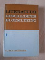 LITERATUUR GESCHIEDENIS BLOEMLEZING deel 1 HJMF Lodewick, Ophalen of Verzenden, Gelezen