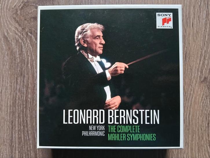 Bernstein - Mahler Symfonieën - Complete Boxset, Cd's en Dvd's, Cd's | Klassiek, Gebruikt, Orkest of Ballet, Romantiek, Met libretto