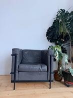 Twee fauteuils le corbusier stijl, Huis en Inrichting, Fauteuils, Ophalen, Gebruikt, 75 tot 100 cm, Modern le corbusier mcm mid century modern