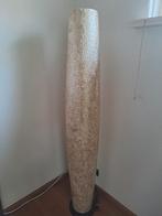 Vloerlamp 150 cm hoog schelpenmozaik ecru, Ophalen of Verzenden, Zo goed als nieuw