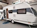 Hobby De Luxe 495UL enkele bedden luifel VERKOCHT, Caravans en Kamperen, 2 aparte bedden, 7 tot 8 meter, Particulier, Rondzit