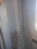 Mooie meranti houten voordeur, Ophalen, Gebruikt, 80 tot 100 cm, Buitendeur