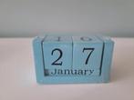 Blauw kalender datum blok (nieuw), Ophalen of Verzenden, Nieuw