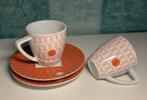 Nespresso - espresso kop en schotel - Roland Garros, Huis en Inrichting, Keuken | Servies, Ophalen of Verzenden, Zo goed als nieuw