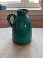BRYNXZ Vaas / kan groen/blauw/turquoise, Huis en Inrichting, Ophalen, Blauw, Aardewerk of Porselein, Zo goed als nieuw