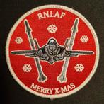 RNLAF F-35 Merry X-Mas Patch, Ophalen of Verzenden, Luchtmacht, Nederland, Embleem of Badge