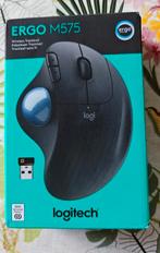 Logitech M575 Ergo Wireless trackball Grafiet- Nieuw in doos, Rechtshandig, Ergonomisch, Overige typen, Nieuw