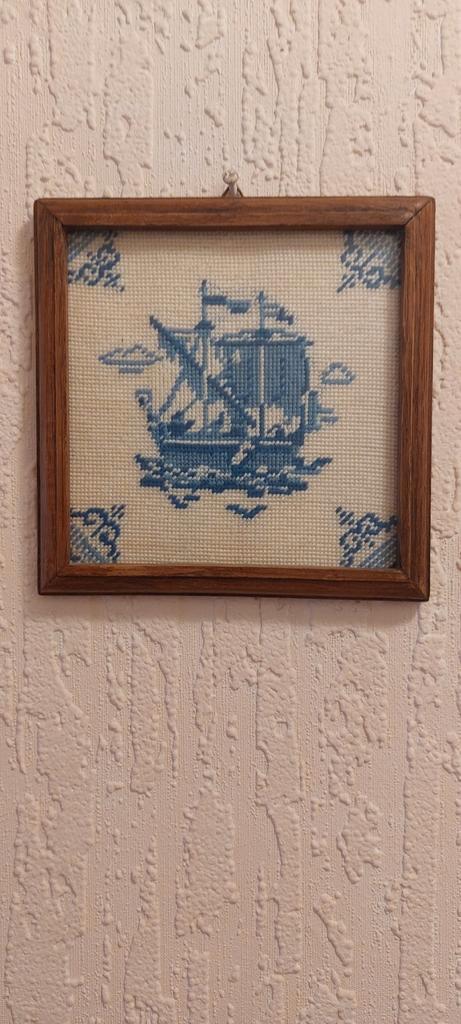 Drie kleine schilderijtjes, Antiek en Kunst, Kunst | Overige Kunst, Ophalen of Verzenden