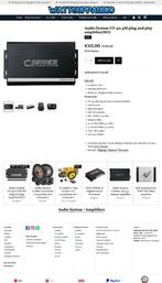 Audio System CO-40.4M plug and play versterker (ISO), Auto diversen, Autospeakers, Info@optimount.nl, Nieuw, Ophalen of Verzenden