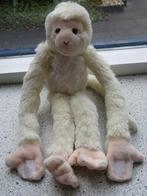 Aap merk PIA International Soft Toys wit creme velours, Ophalen of Verzenden, Zo goed als nieuw, Overige typen