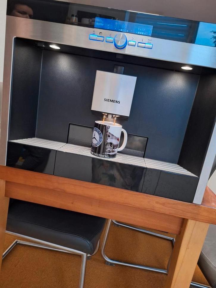 Siemens volautomatische espressomachine (bonen), Witgoed en Apparatuur, Koffiezetapparaten, Zo goed als nieuw, Gemalen koffie