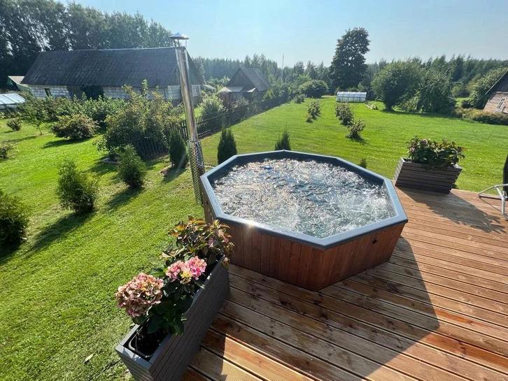 NIEUW: HOTTUB DELUX 240 | 240 X 240 CM, Tuin en Terras, Bubbelbaden en Hottubs, Nieuw, Ophalen of Verzenden
